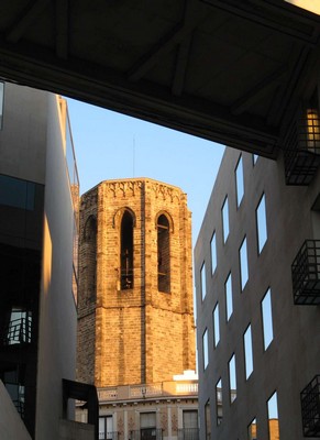Late afternoon sun in Barcelona